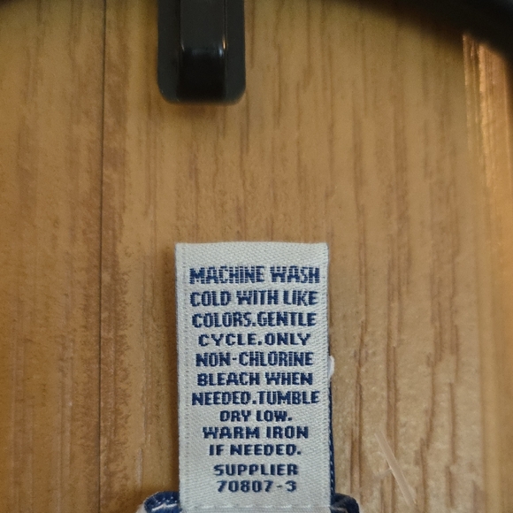 Arizona Jean Company Blue Ruffled Crop‎ Blouse - Picture 5 of 5